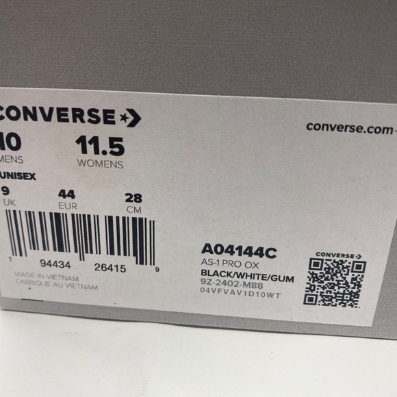 Converse Mens AS-1 Pro Size 10 New in Box A04144C - Picture 4 of 5